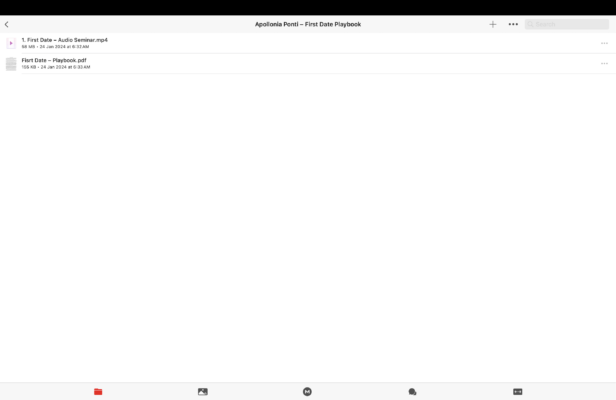 Apollonia Ponti-First Date Play Book.
